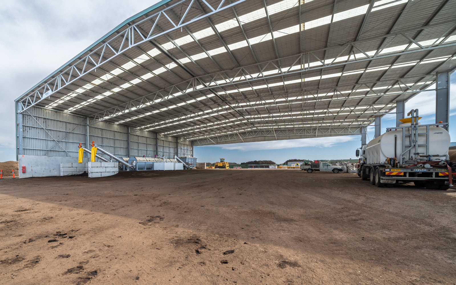 Geelong Council bulk storage shed